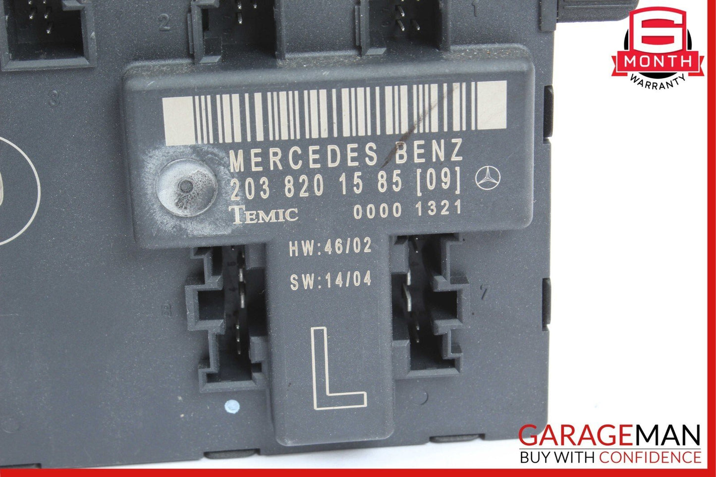 01-07 Mercedes W203 C230 C300 Front Left Side Door Control Module Unit OEM