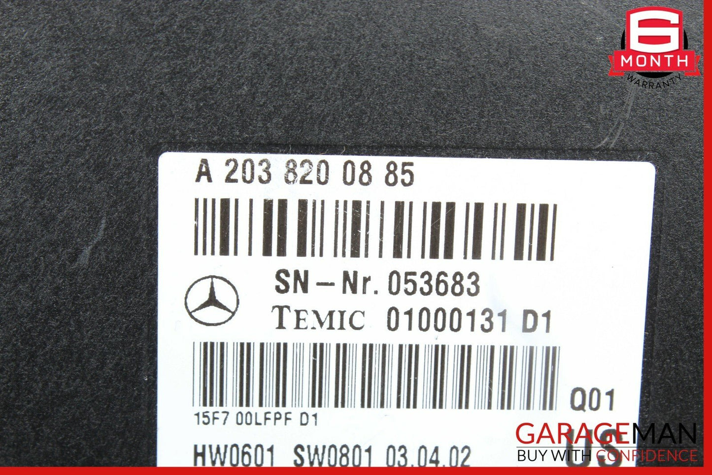 03-06 Mercedes W203 SL500 S500 Communication Voice Control Module 2038200885 OEM