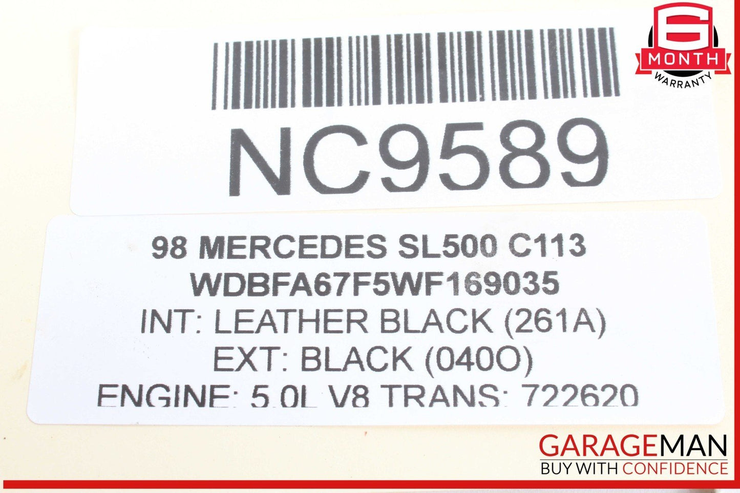 96-98 Mercedes R129 SL500 SL320 E300 ABS Anti Lock Brake Pump 0024319712 OEM