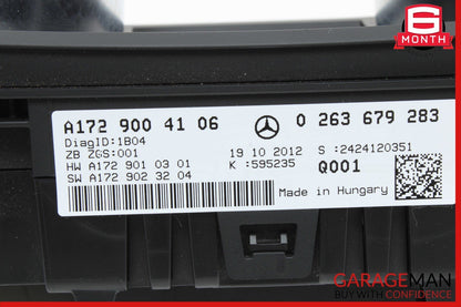 12-16 Mercedes R172 SLK250 SLK350 Instrument Cluster Speedometer Gauge OEM