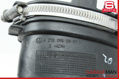 11-14 Mercedes W216 CL550 S550 4.7L Right Air Intake Hose Duct Pipe Assembly OEM