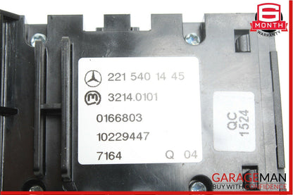 07-13 Mercedes W216 CL550 S600 Electronic Parking Button Switch 2215401445 OEM