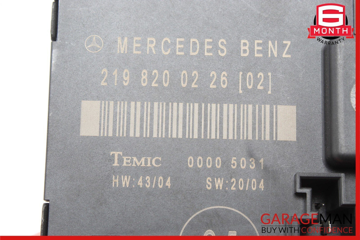 06-11 Mercedes W219 CLS500 CLS55 AMG Rear Left Driver Side Door Control Module