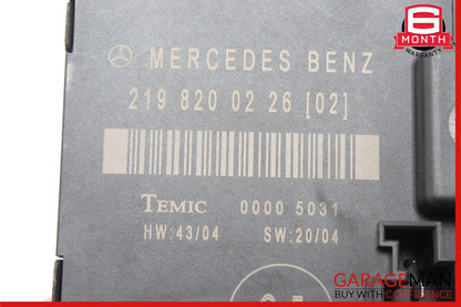 06-11 Mercedes W219 CLS500 CLS55 AMG Rear Left Driver Side Door Control Module