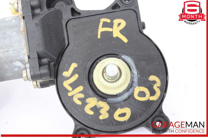 01-04 Mercedes R170 SLK230 SLK320 Front Right Side Door Window Regulator Motor