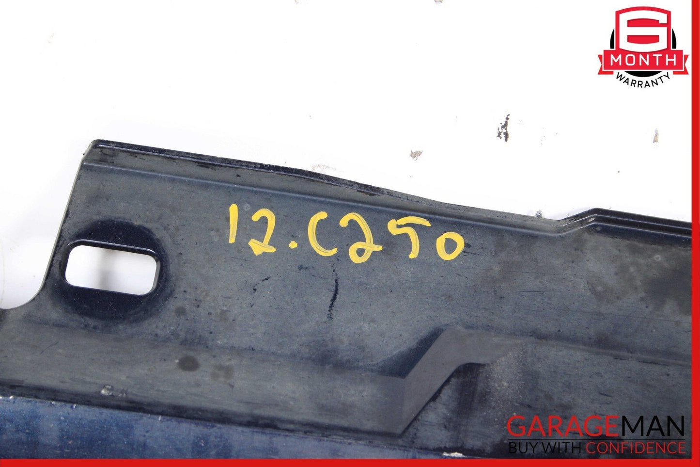 08-14 Mercedes W204 C250 AMG Sport Sedan Left Side Skirt Rocker Moulding Blue