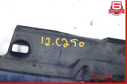 08-14 Mercedes W204 C250 AMG Sport Sedan Left Side Skirt Rocker Moulding Blue