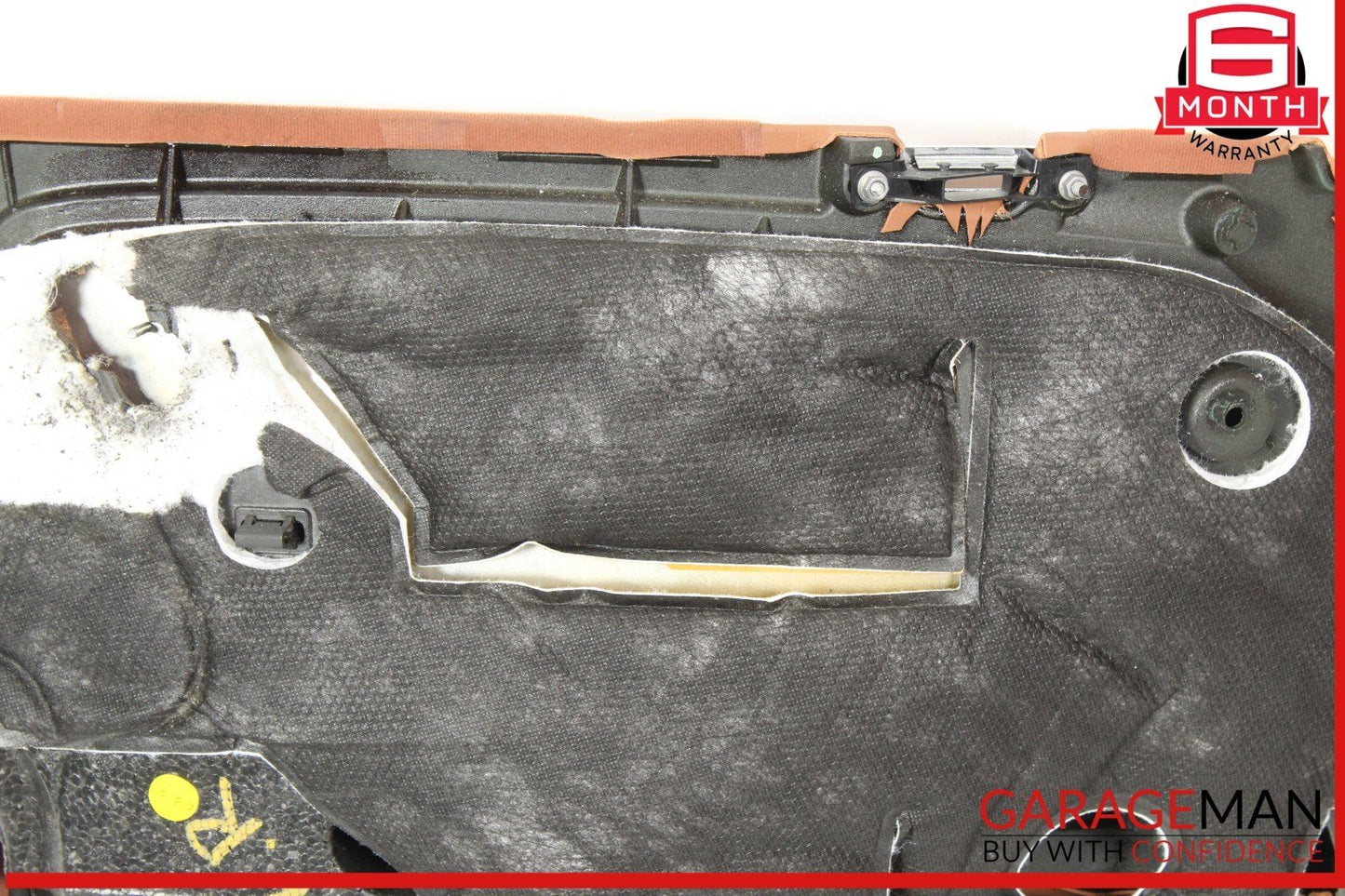 07-11 Bentley Continental GTC Rear Right Side Interior Door Panel Brown OEM