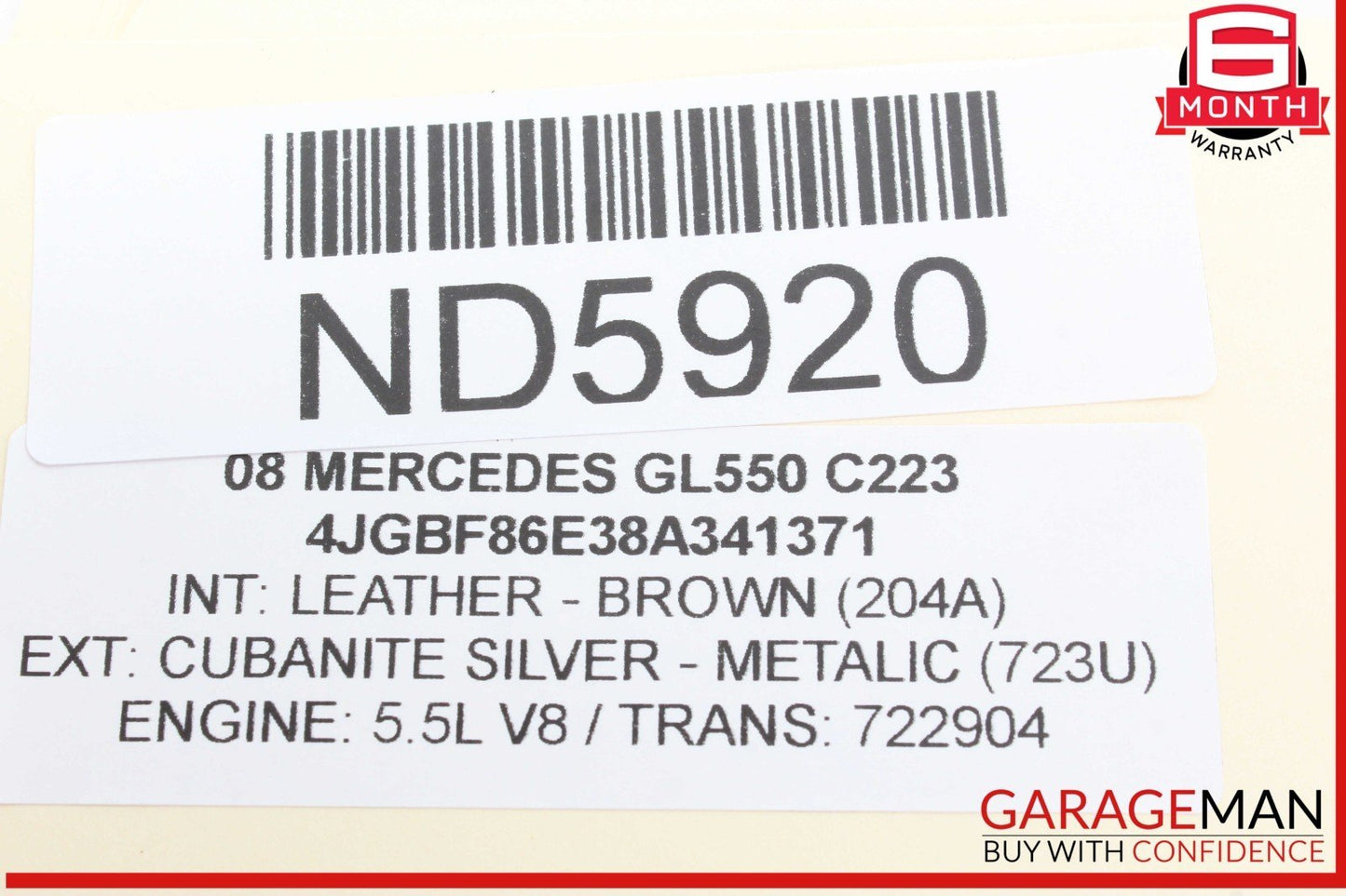 06-13 Mercedes X164 GL550 Heated Seat Control Module Unit 2118702026 OEM