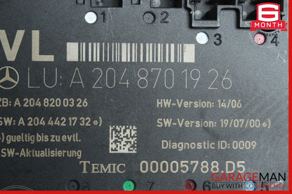 08-14 Mercedes W204 C250 C300 Front Left Side Door Control Module OEM