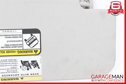 06-12 Mercedes X164 GL450 ML450 Front Left Side Sun Visor Sunvisor Shade Gray