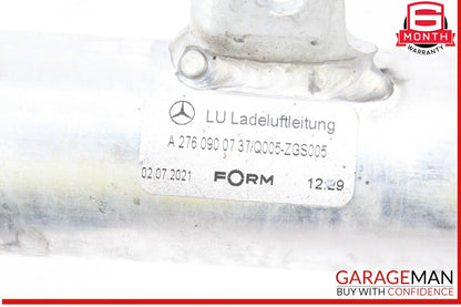 16-22 Mercedes X253 GLC43 AMG Intercooler Hose Left Driver Side 2760900737 OEM