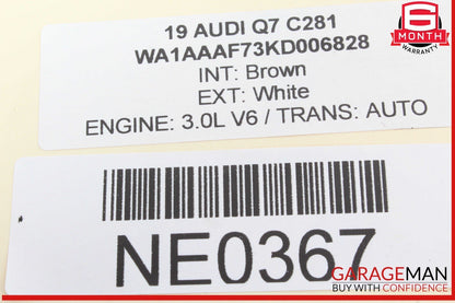 17-24 Audi Q7 Rear Left or Rear Right Forward Lateral Control Arm 4M0505425F OEM