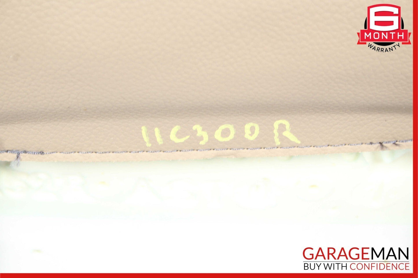 08-14 Mercedes W204 C250 C350 Front Right Side Top Upper Seat Cushion Beige OEM