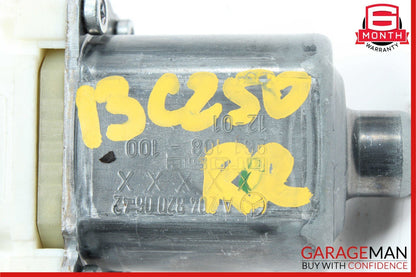 08-16 Mercedes W204 C250 C350 GLK350 Rear Right Door Window Regulator Motor Unit