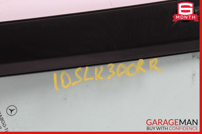 05-11 Mercedes R171 SLK300 SLK280 Quarter Window Glass Rear Right Side OEM