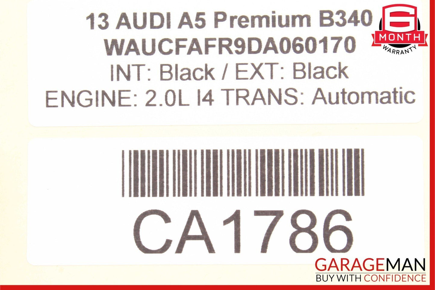 09-16 Audi A4 A5 Rear Trunk Lid Boot Lock Latch Mechanism 4F5827505 OEM