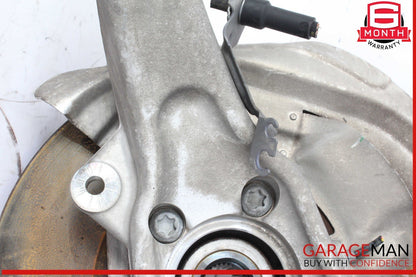 14-18 BMW X5 X6 Front Left Driver Side Spindle Knuckle Wheel Hub w/ Rotor Disc