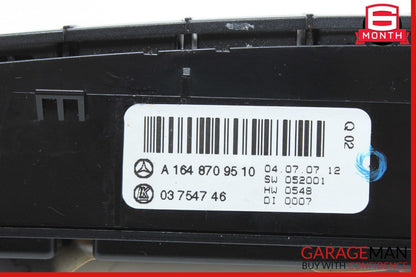 06-12 Mercedes X164 GL550 GL450 Dash Hazard Heated Seats ESP Control Panel OEM