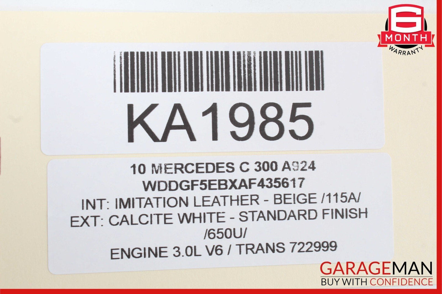 08-15 Mercedes-Benz C300 W204 Right Rear Door Control Module 2128204085 OEM
