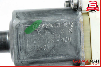 08-14 Mercedes W204 C250 C300 Sedan Rear Right Door Window Regulator Motor Unit