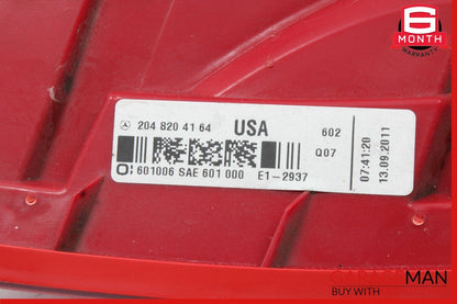 12-14 Mercedes W204 C250 C300 Rear Right Side Taillight Tail Light Lamp OEM
