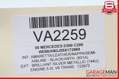 06-11 Mercedes W211 E500 CLS500 Rear AC Climate Control Switch 2118300285 OEM