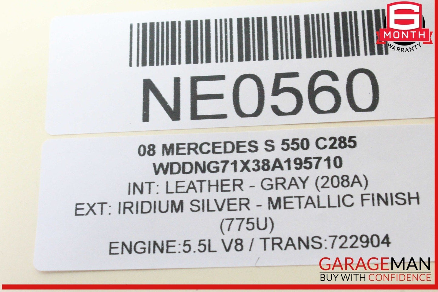 07-14 Mercedes W221 S550 CL550 CL600 CL65 AMG Gas Accelerator Pedal