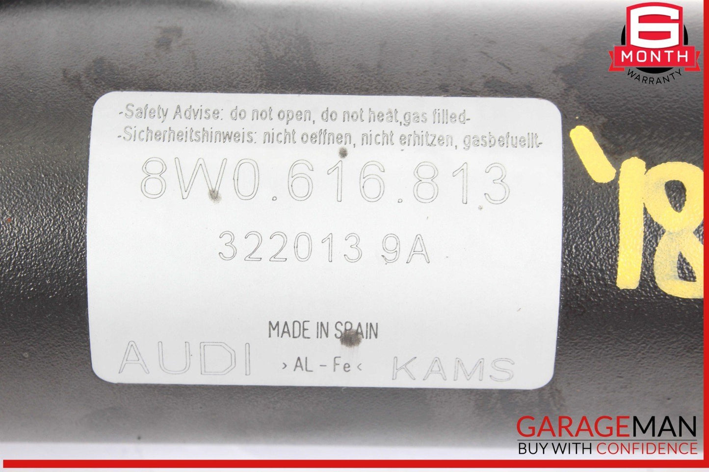 18-23 Audi RS5 S5 Rear Left Driver Side Active Suspension Fluid Reservoir