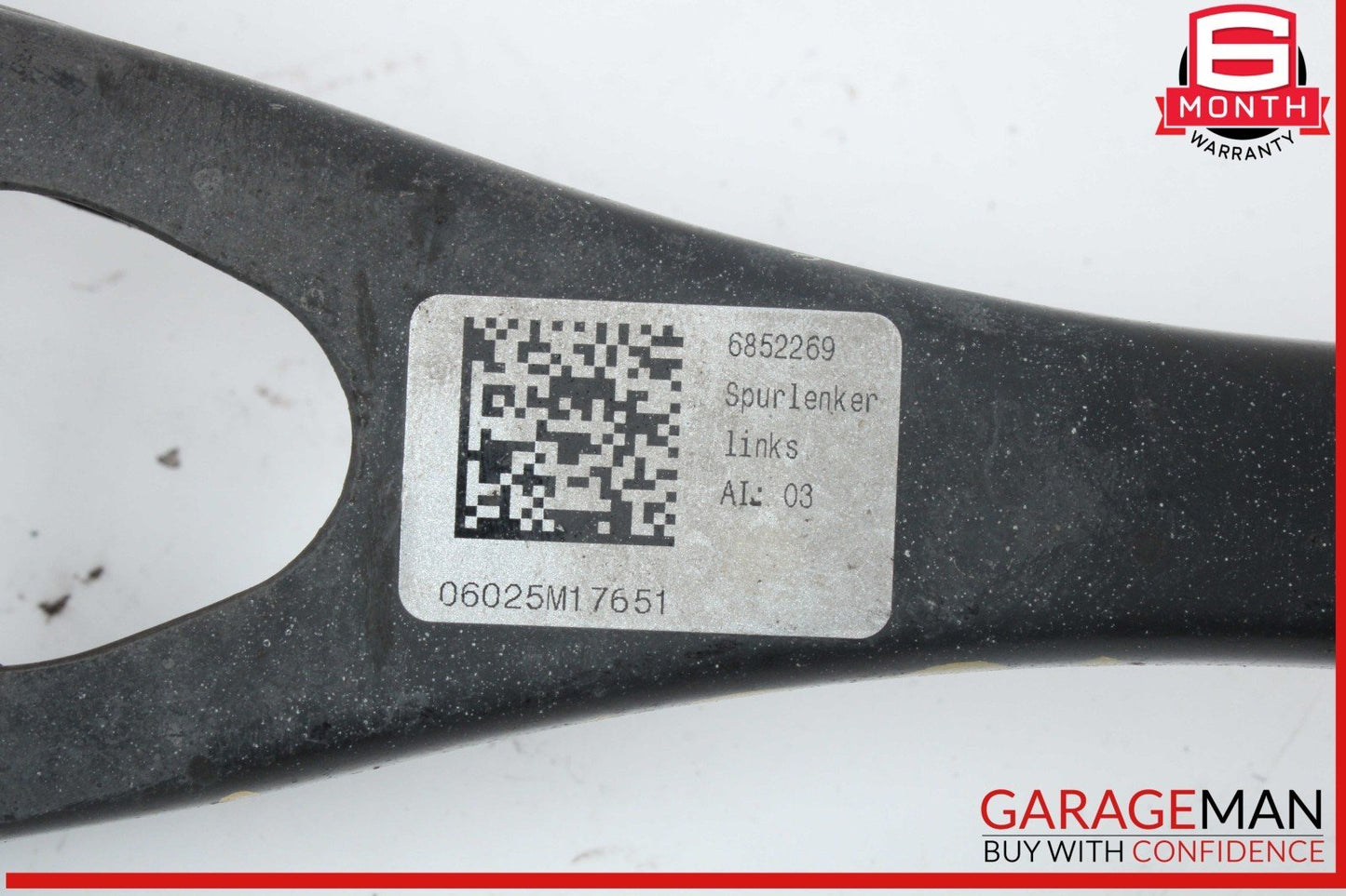 14-21 BMW i3 I01 Hybrid Rear Left Driver Side Control Arm 6852269 OEM