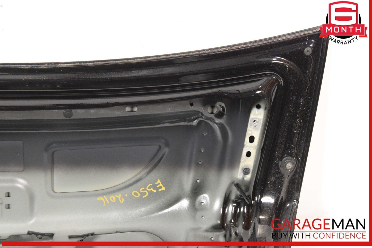10-16 Mercedes W212 E350 E400 Sedan Rear Trunk Lid Deck Shell Panel Black OEM