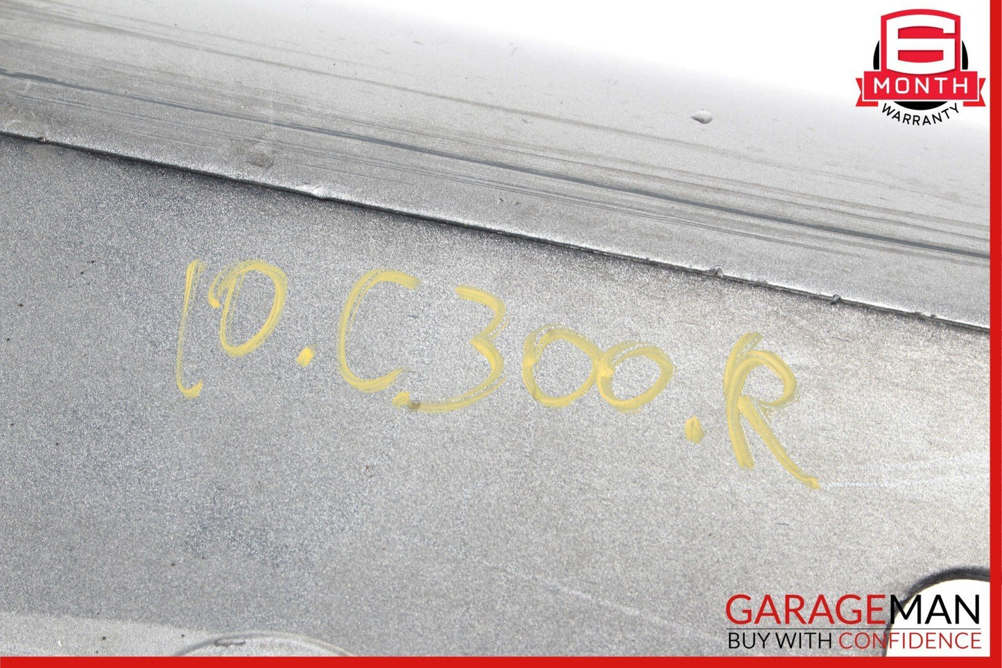 08-14 Mercedes W204 C250 AMG Sport Sedan Right Side Rocker Skirt Panel Silver