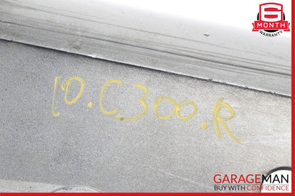08-14 Mercedes W204 C250 AMG Sport Sedan Right Side Rocker Skirt Panel Silver