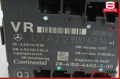 08-14 Mercedes R172 SLK350 C350 Front Right Side Door Control Module 2129004214