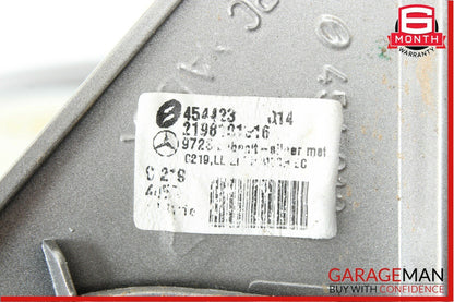 06-08 Mercedes W219 CLS500 CLS350 Front Left Side Mirror Door Rear View Silver