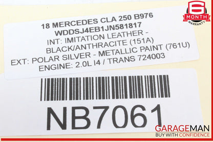 15-20 Mercedes W117 CLA250 Front Left Driver Side Axle Shaft 2463301801 OEM