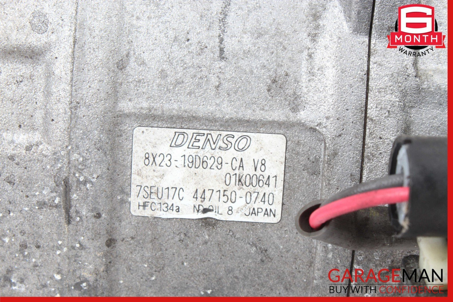 09-10 Jaguar XF Air Conditioner AC Compressor 8X2319D629CA