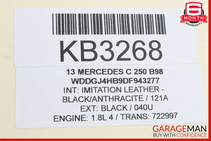 08-18 Mercedes W204 C250 C300 E350 Front Right Side Door Control Module Unit OEM