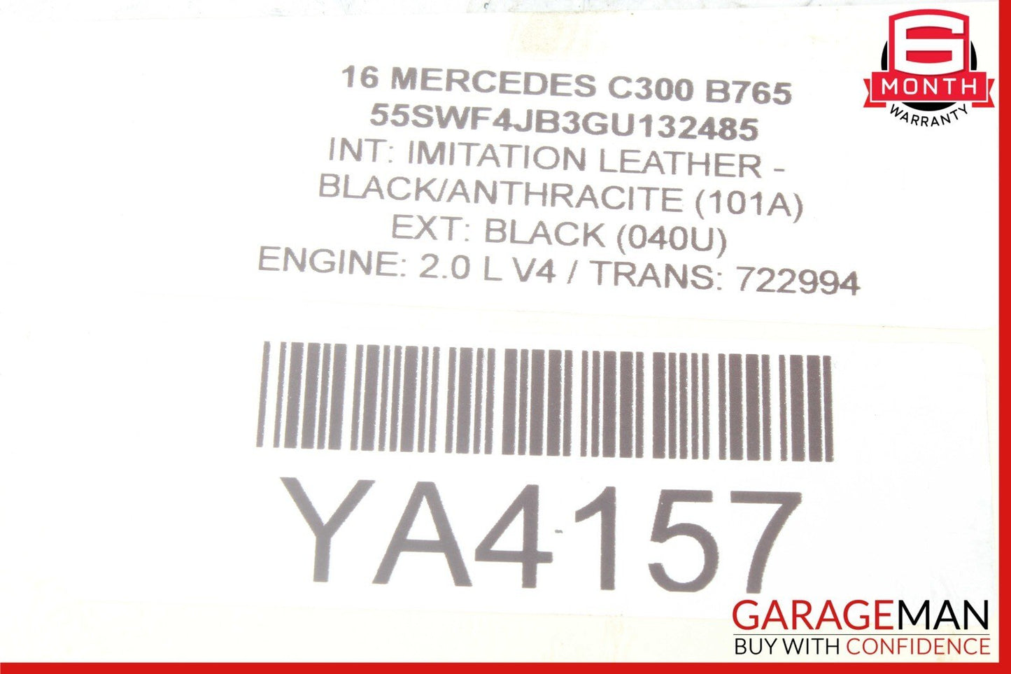 15-20 Mercedes W205 C300 Rear Left / Right Side Driveshaft Drive Axle Shaft OEM