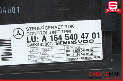 06-12 Mercedes X164 GL550 GL350 R550 Rear SAM Fuse Relay Box Assembly OEM