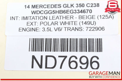 09-15 Mercedes X204 GLK350 Front Right or Left Side Shock Strut Absorber OEM