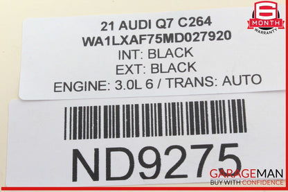 17-24 Audi Q7 Rear Left or Rear Right Side CV Axle Shaft 4M0501203D OEM
