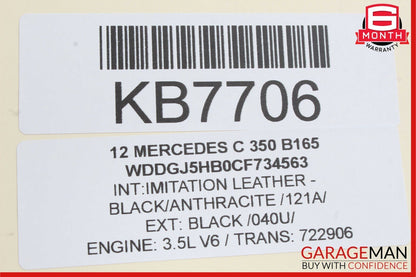 10-17 Mercedes C250 E250 E400 Roof Sun Shade Screen Roller Blind Motor Unit