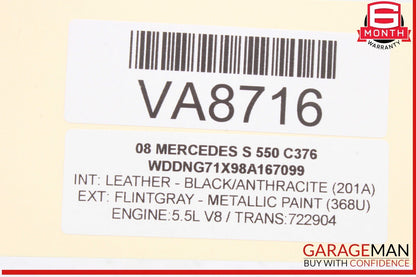 07-09 Mercedes W221 S550 S63 AMG Trunk Release Remote Open Close Module OEM