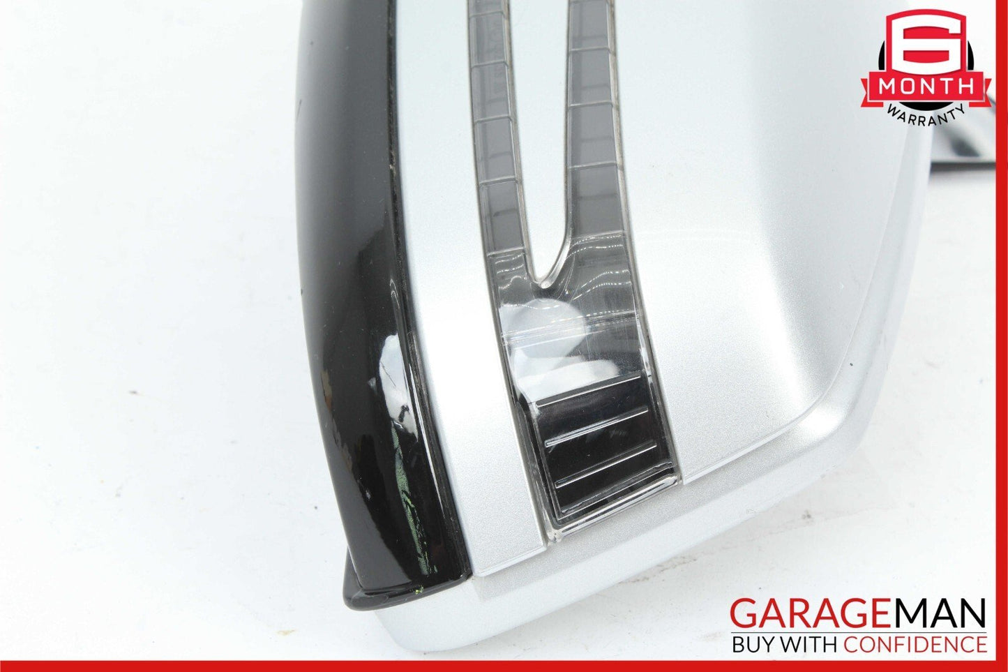 10-13 Mercedes W212 E400 Front Left Side Mirror Door Rear View Iridium Silver