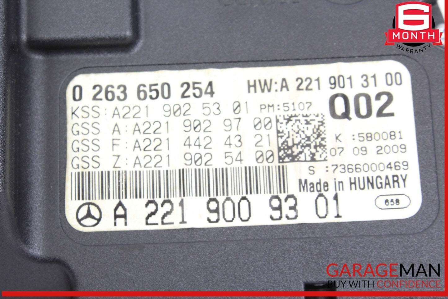 10-14 Mercedes W221 S500 S400 Speedometer Odometer Instrument Cluster Gauge OEM
