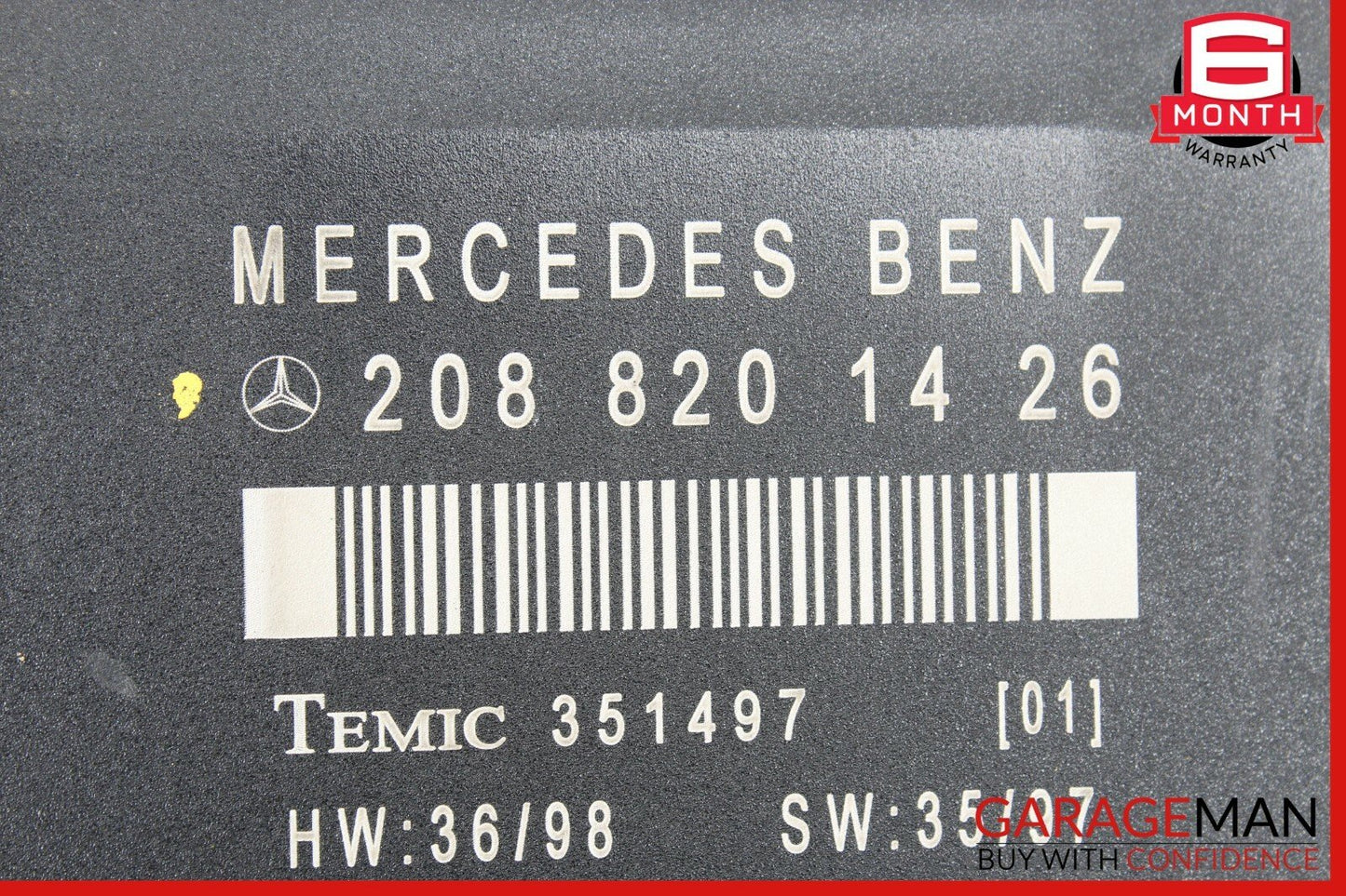 98-02 Mercedes W210 E320 E430 Front Right Passenger Side Door Control Module OEM
