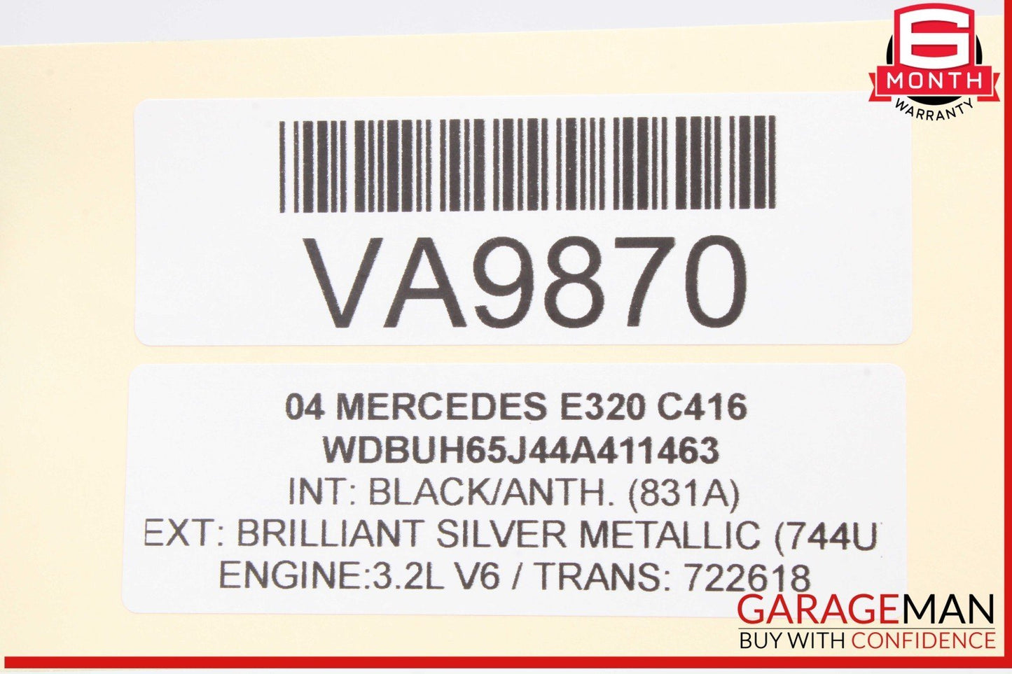 04-06 Mercedes W211 E320 Rear Tailgate Control Module Unit 0295456032 OEM