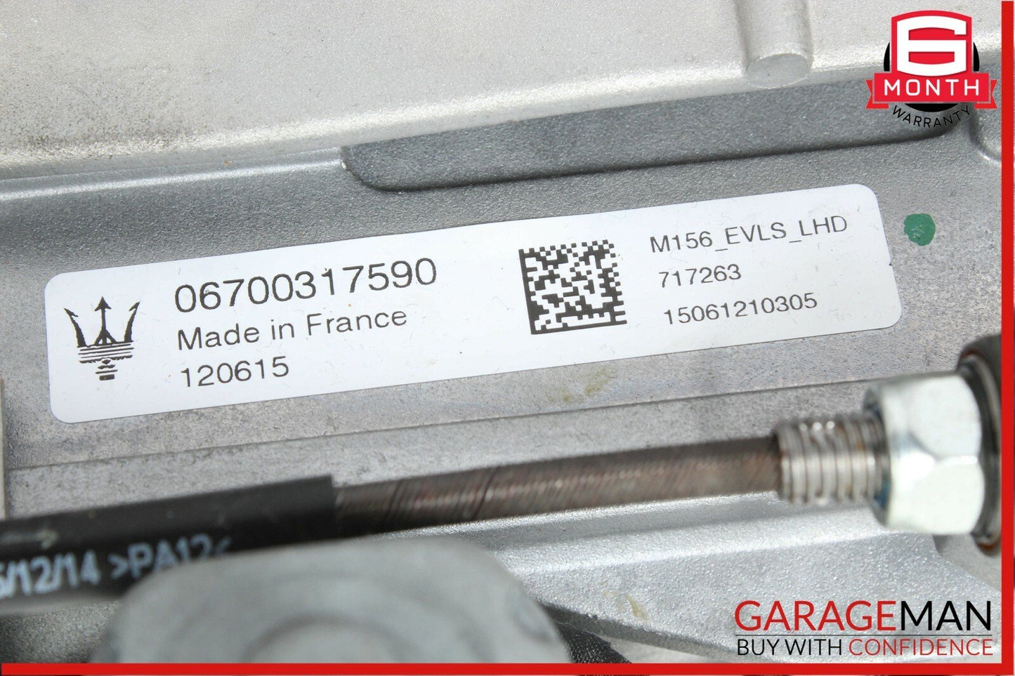 14-17 Maserati Ghibli Steering Column Drive Shaft Motor Assembly 06700317590 OEM