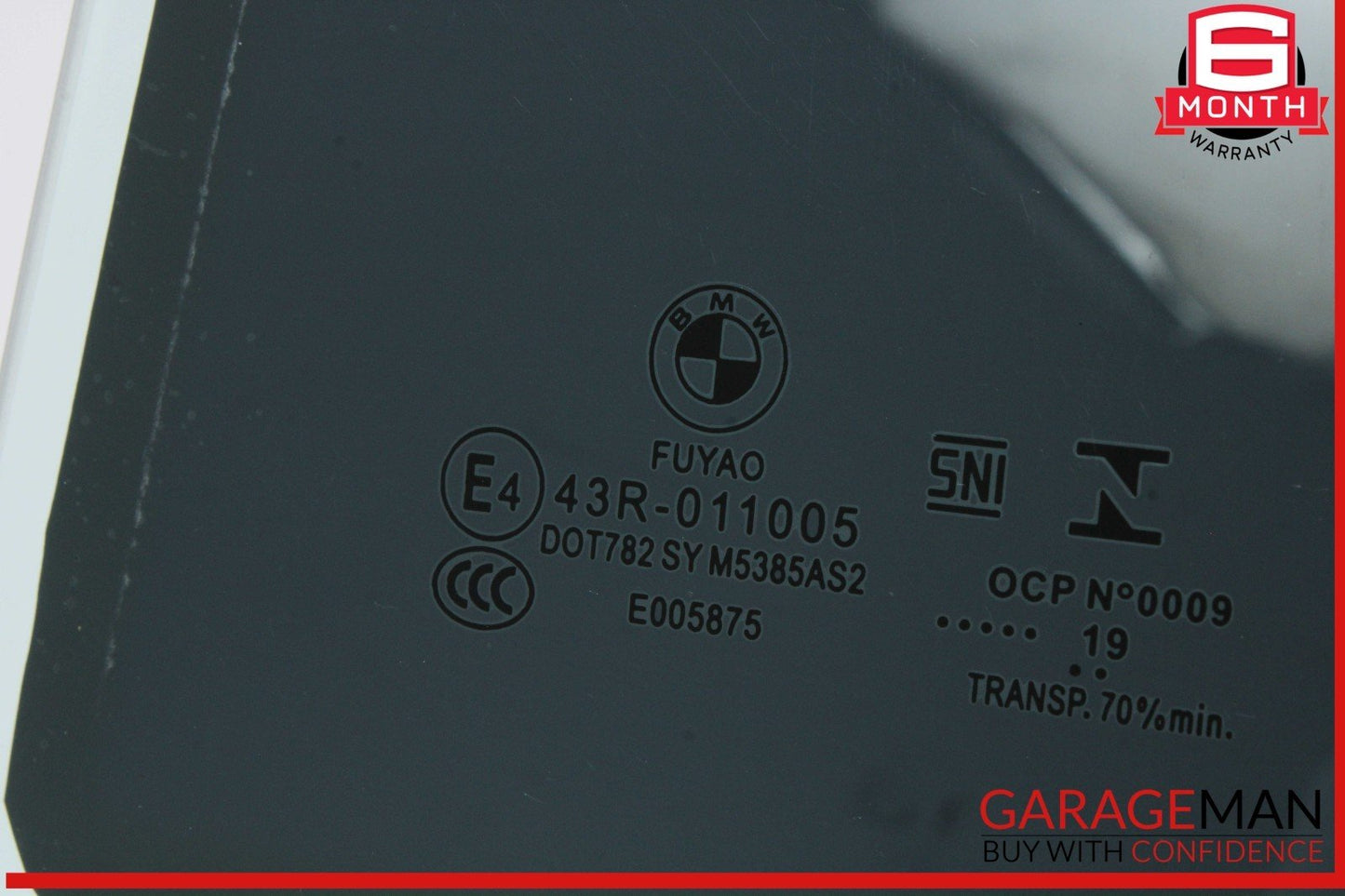 19-24 BMW M340i G20 330e 330i Rear Left Driver Side Door Window Glass OEM